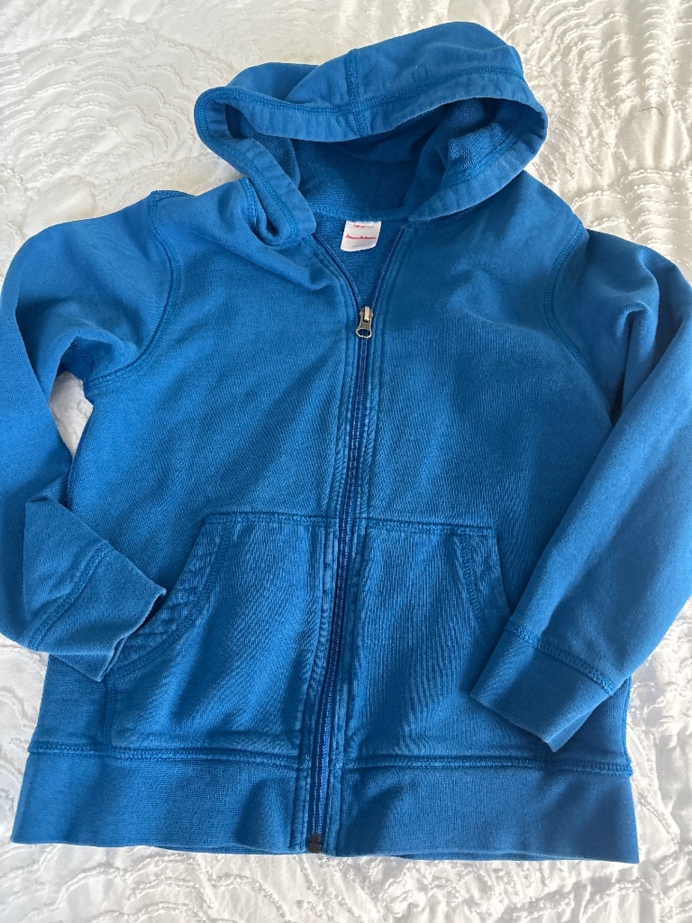 Blue hoodie